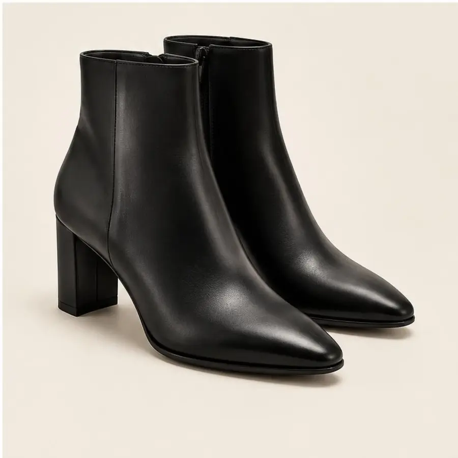 Bota Feminina de Couro
