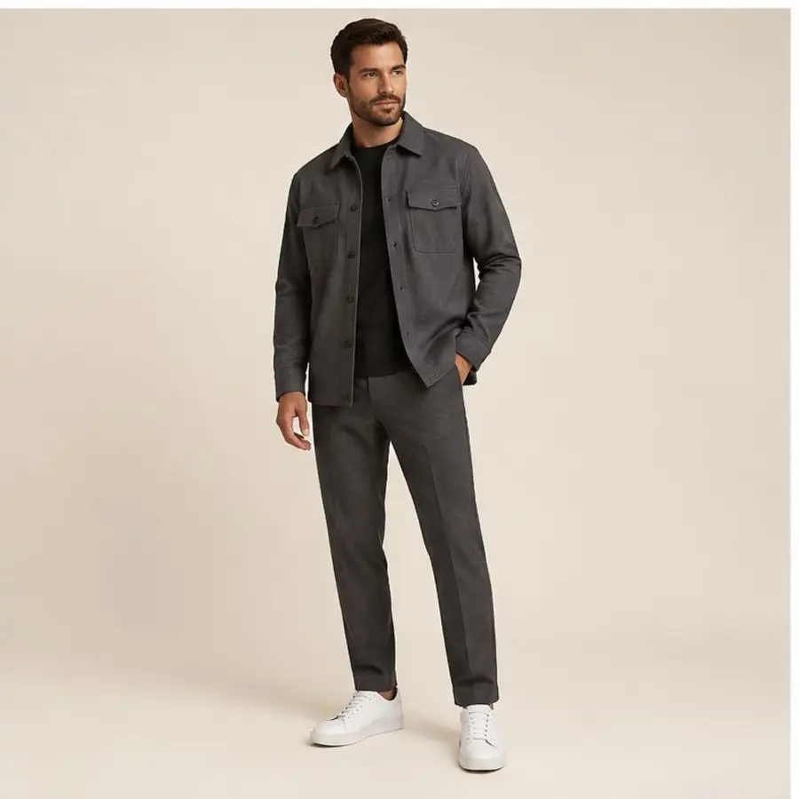 Overshirt Masculina Estruturada